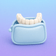 Blue care pouch with a bridge for warning symptoms that need review.