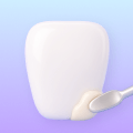 hisonrisa 3D icon of a tooth with a small chip.