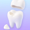Cracked or broken tooth icon for crown evaluation.