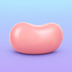 Post-surgery swelling after dental implant placement icon.