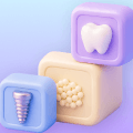 3D icon representing dental implant cost by treatment phase.