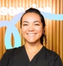 Portrait of Dra. Natalia Vazquez, general dentist at hisonrisa in Roma Sur, Mexico City.