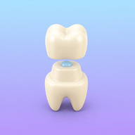 Single dental crown icon.